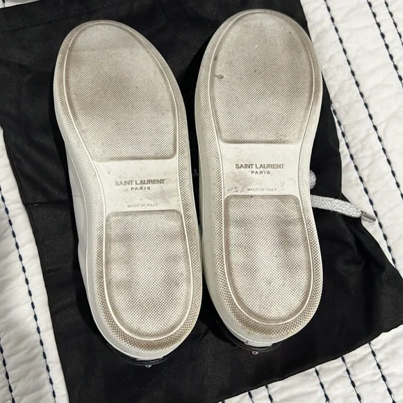 YSL classic lips white sneakers - Picture 5 of 6